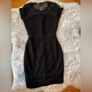 Bailey 44 Mini Black Lace Dress lace